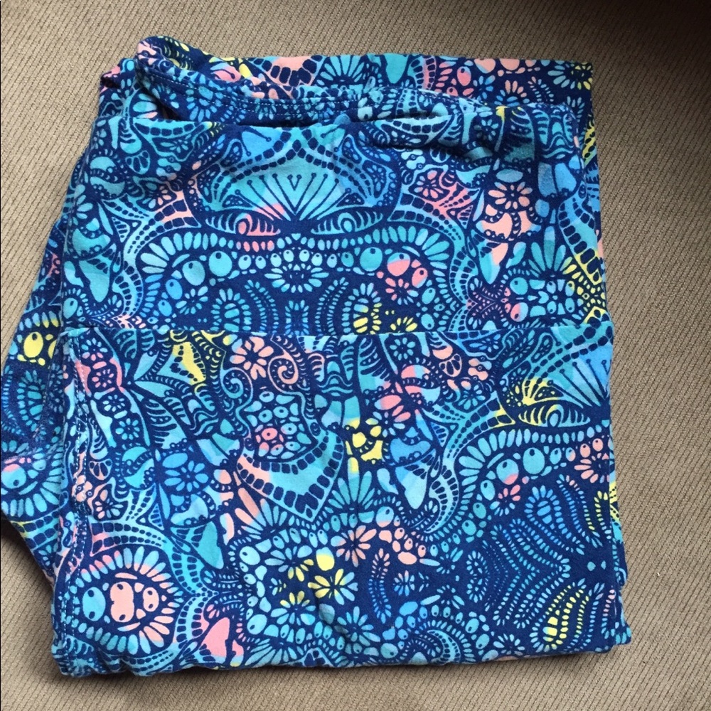 Multicolored tc lularoe leggings